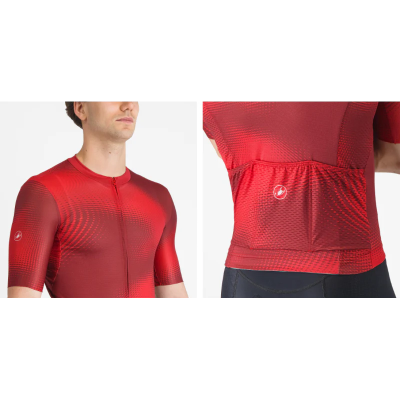 Castelli Maglia Estiva Vortice Rosso - Image 3