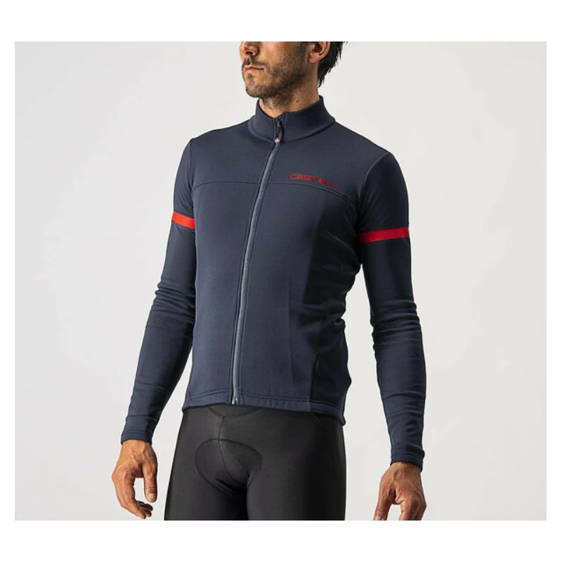 Castelli Maglia Fondo 2 Blu/Rosso