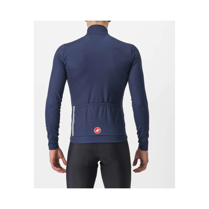 Castelli Maglia Invernale Entrata Thermal Blu/Grigio - Image 2