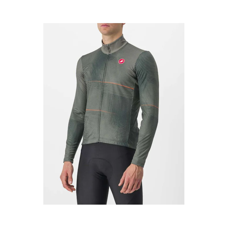 Castelli Maglia Invernale Raffica Verde