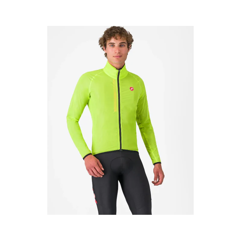 Castelli Mantellina Squall Shell Jacket Giallo