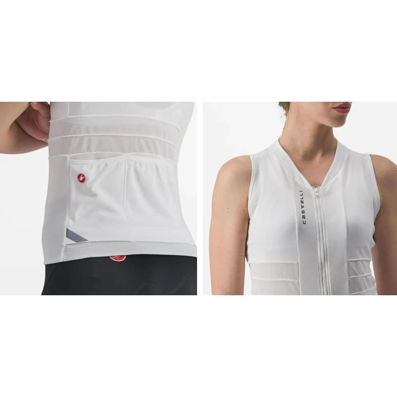 Castelli Smanicato Donna Anima 4 Bianco/Nero - Image 4