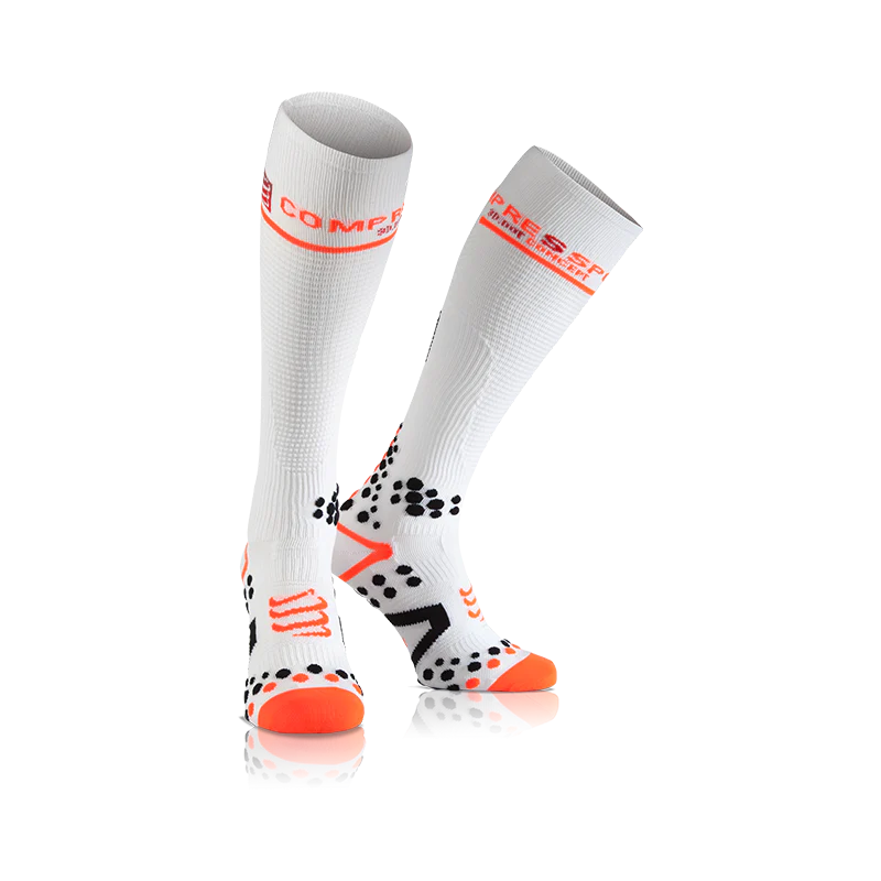 Compressport Calze Full Socks v2.1 White