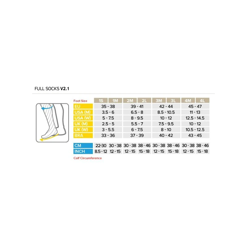 Compressport Calze Full Socks v2.1 White - Image 2