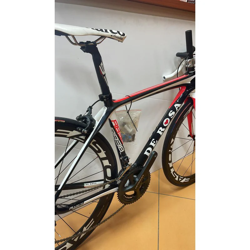 De Rosa Bici R838 - Shimano Ultegra 6800 11v - Easton Ec90 Aero - Seminuova - Image 3