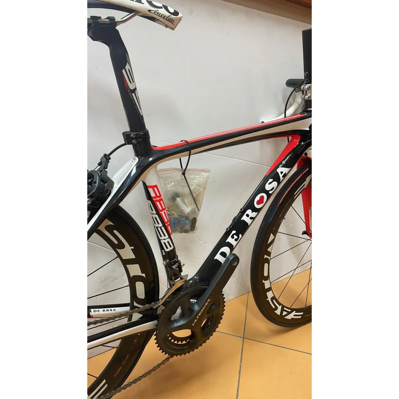 De Rosa Bici R838 - Shimano Ultegra 6800 11v - Easton Ec90 Aero - Seminuova - Image 4