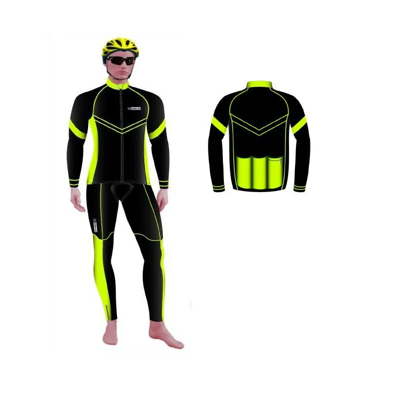 Deko Giubbino Invernale Better Black/Green Fluo