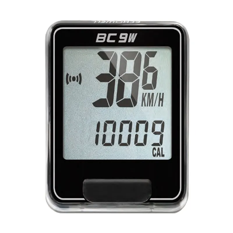 Echowell Ciclocomputer BC9W 9 Funzioni Nero - Wireless