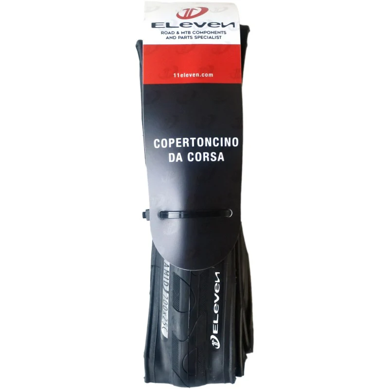 Eleven copertone strada Bibip RSC 700 x 25C pieghevole nero
