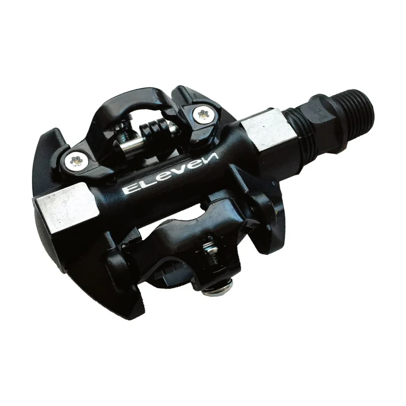 Eleven Paia pedali mtb a sgancio SPD in alluminio nero