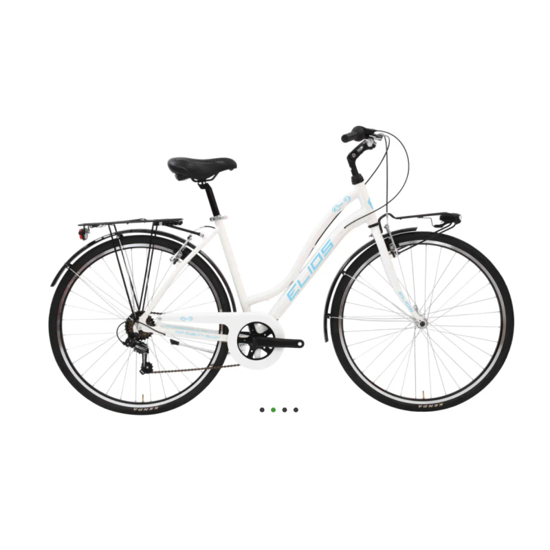 Elios City Bike Riva D Woman 6v Bianco Perlato/Azzurro