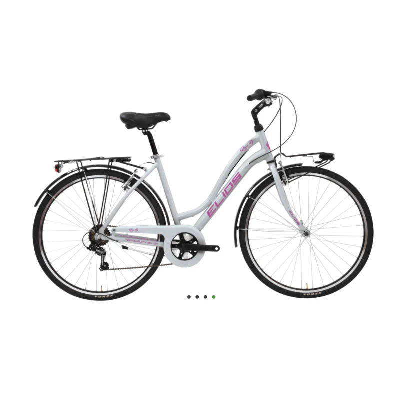 Elios City Bike Riva D Woman 6v Grigio/Fucsia