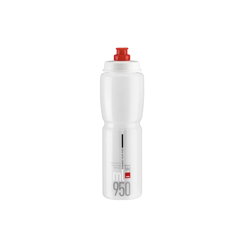 Elite Borraccia Jet Clear - Red Logo 950ml