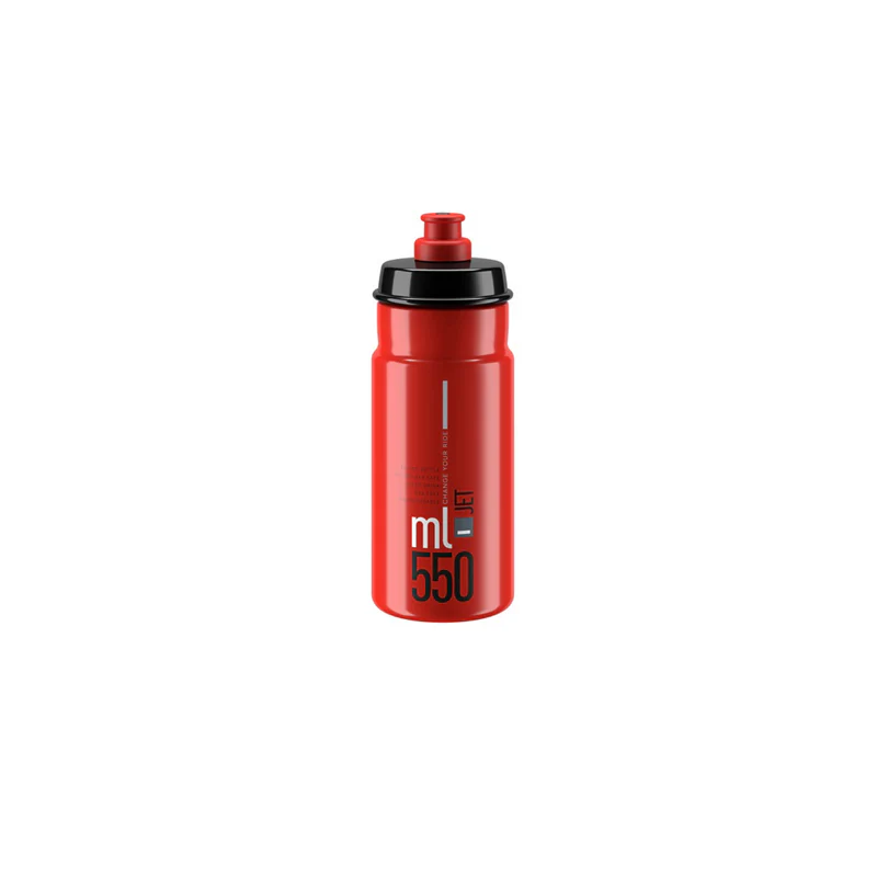 Elite Borraccia Jet Red - Grey Logo 550ml