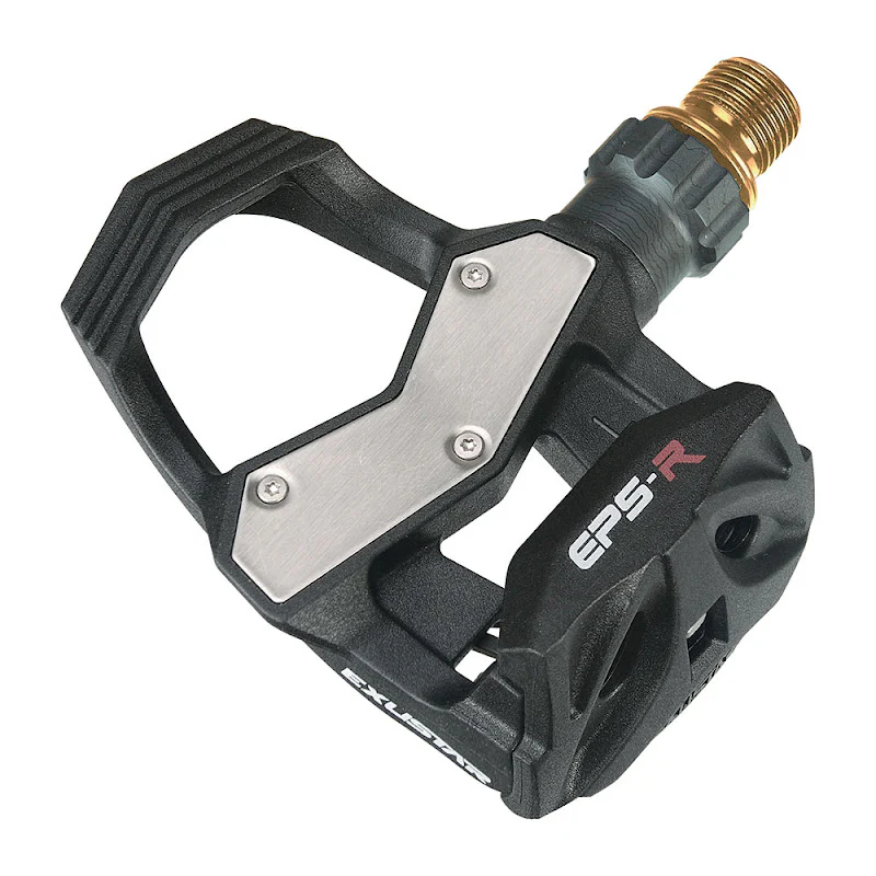 Exustar Pedali E-PR4 CORSA in Termoplastica Nero - Perno in Titanio 85x88mm