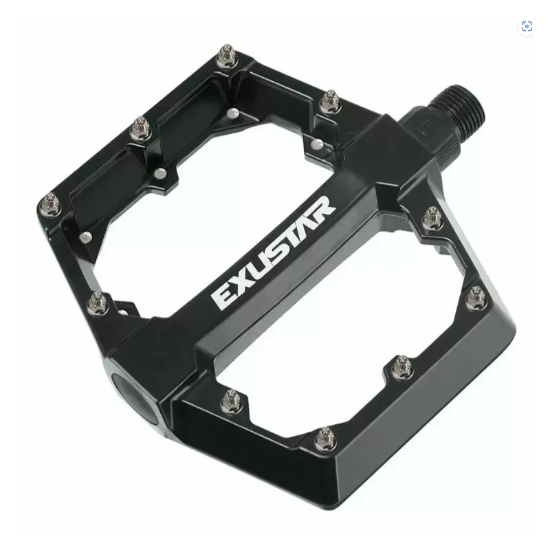 Exustar Pedali Flat Alluminio Black
