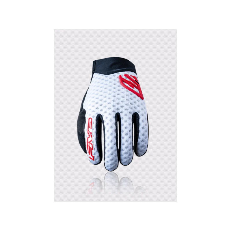 Five Guanti XR-Air Bianco/Rosso - Image 2
