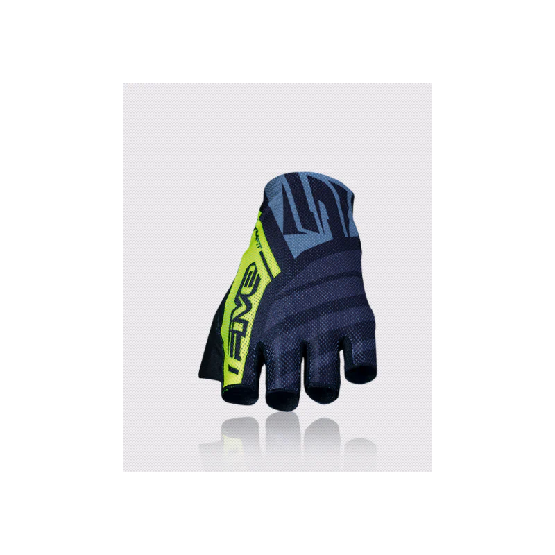 Five Guanti Estivi RC2 Shorty Nero/Giallo Fluo