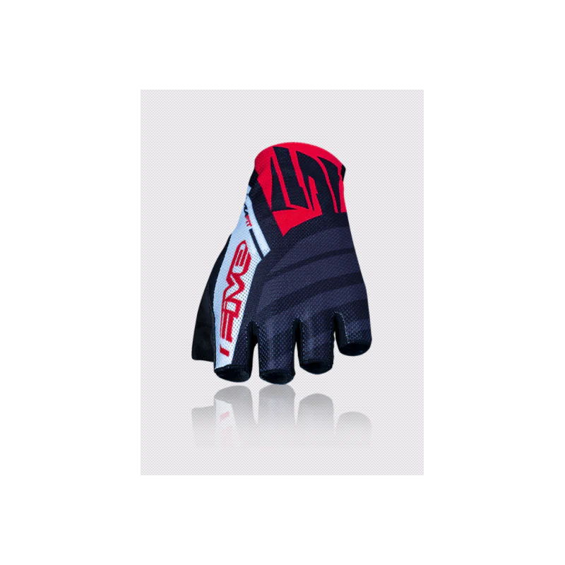 Five Guanti Estivi RC2 Shorty Nero/Rosso/Bianco