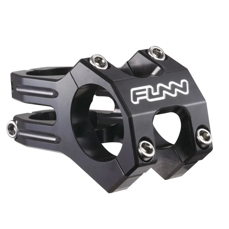Funn Attacco Manubrio FUNNDURO 31,8mm x 35mm in Alluminio Angolo 0° Nero