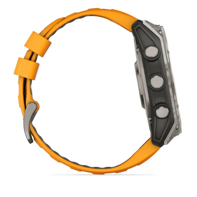 Garmin Fenix 8 Amoled Sapphire Titanium & Spark Orange 51mm - Image 2