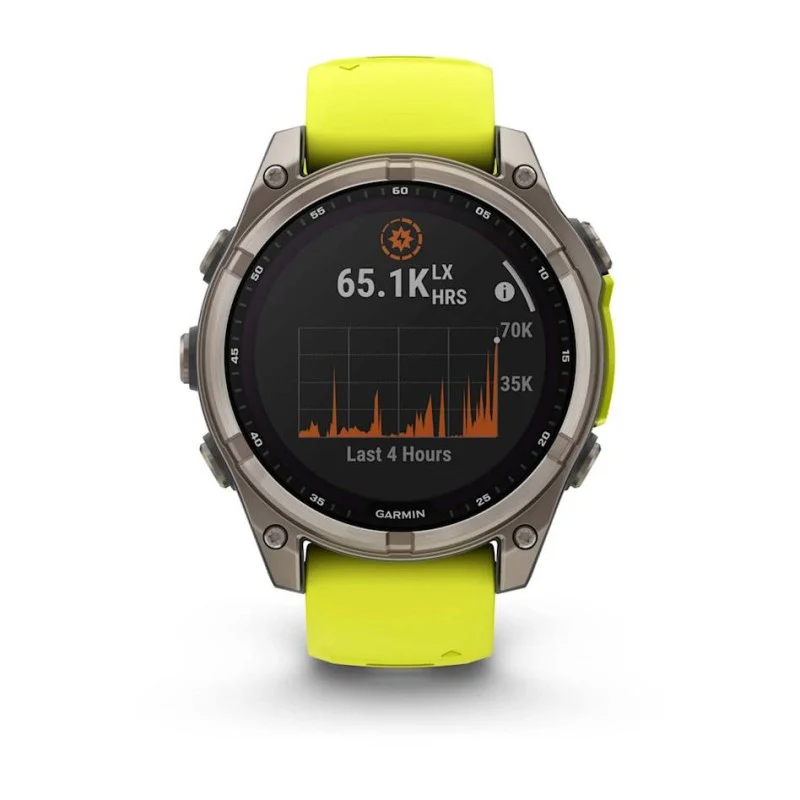 Garmin Fenix 8 Solar Sapphire Yellow/Graphite 51mm - Image 5