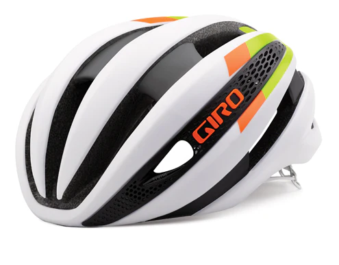 Giro Helmets Synthe Matt Bianco Lime Flame