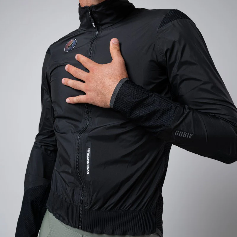 Gobik Giacca Impermeabile Exo 2.0 Unisex Royal Nero - Image 3