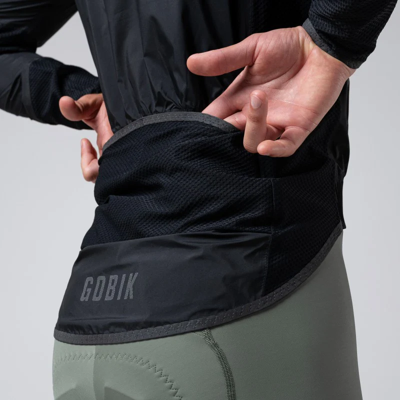 Gobik Giacca Impermeabile Exo 2.0 Unisex Royal Nero - Image 6