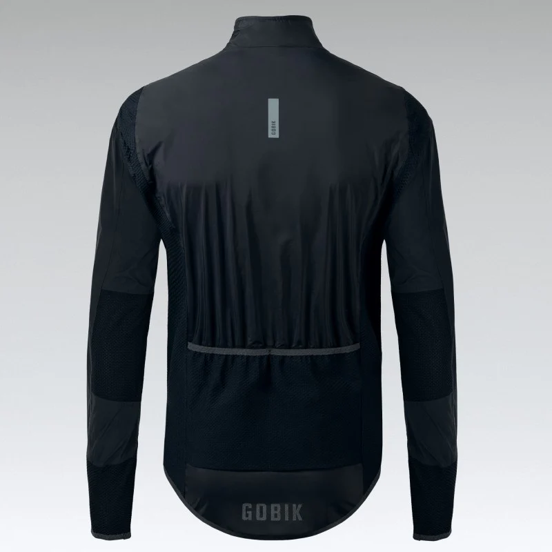 Gobik Giacca Impermeabile Exo 2.0 Unisex Royal Nero - Image 7