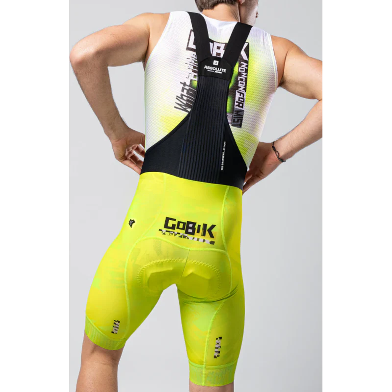 Gobik Salopette Corta Absolute Print K10 Liquid Lime - Image 3