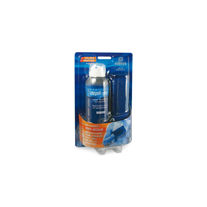 Hibros Depilsport Spray Con Depil-Scrub 200ml