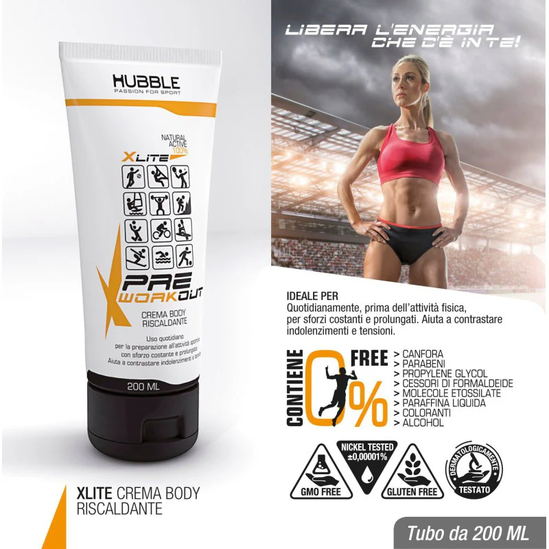 Hubble Crema Xlite Body Riscaldante 200ml - Image 2