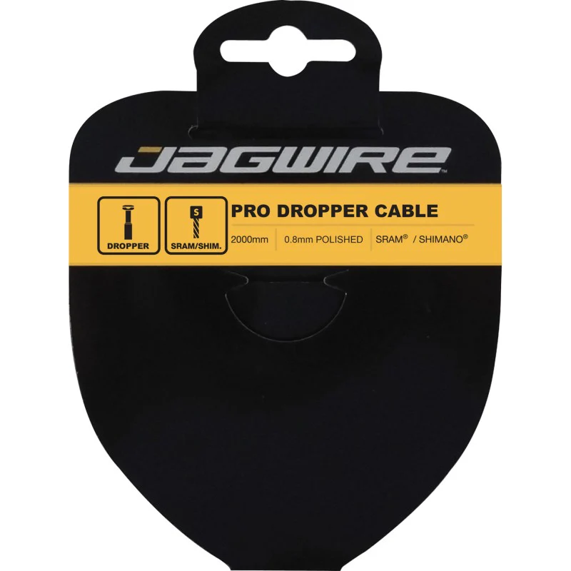 Jagwire Cavo cambio interno 0.8 mm Pro Dropper liscio in acciaio inossidabile 2000 mm - Image 2