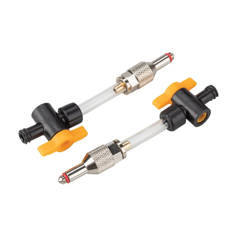Jagwire Kit ricambio tubo e adattatori con valvola per kit di spurgo Elite per olio minerale