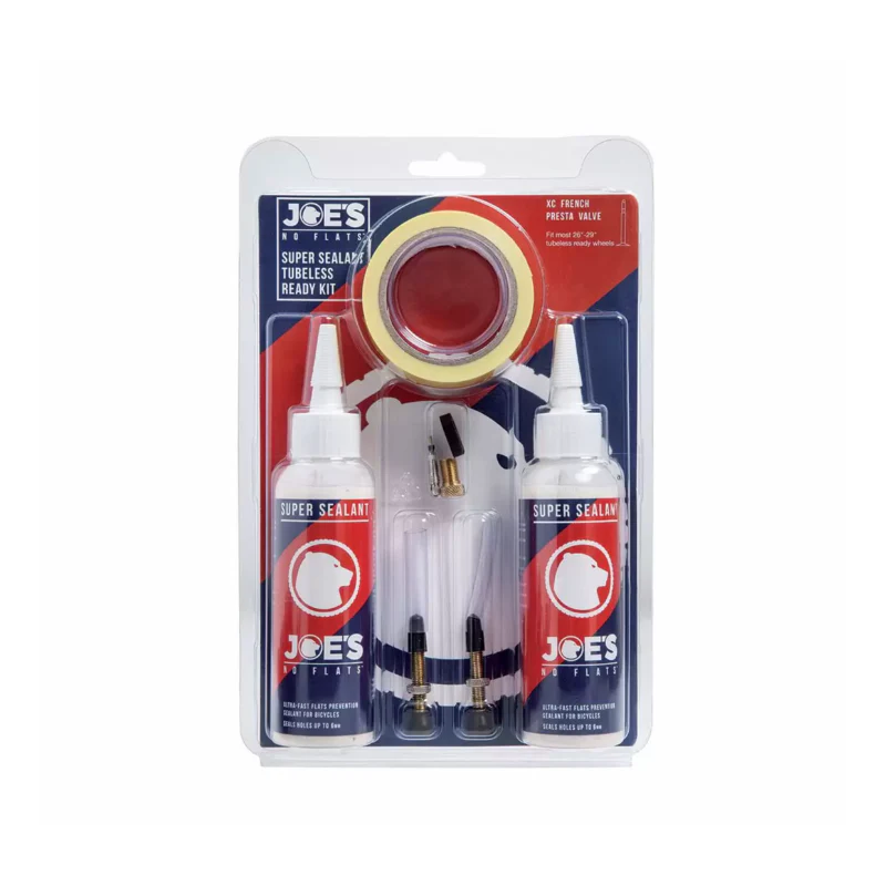 Joe's No Flats Kit Tubless Ready 25mm + V. Presta 48mm