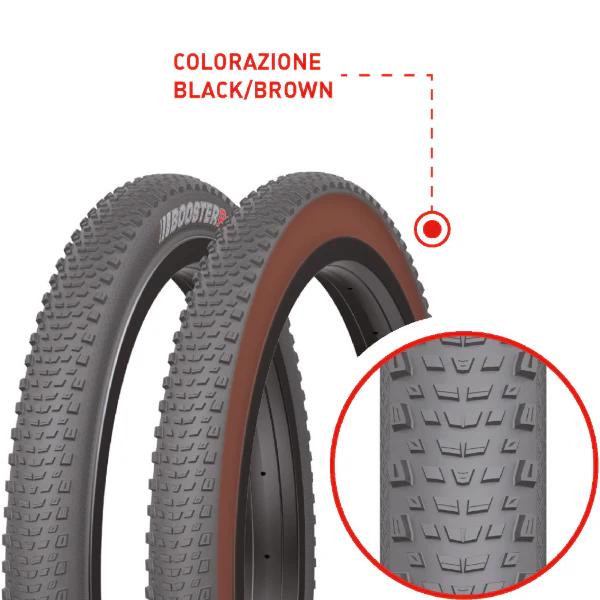 Kenda Copertone Booster Gravel 700x37 Nero GCT Single Tread