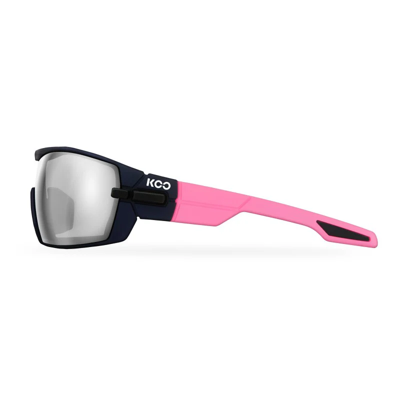 KOO Occhiali Open Pink/Navy Blue Silver Mirror - Image 2