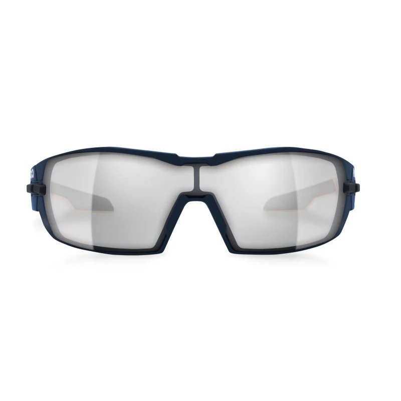 KOO Occhiali Open Pink/Navy Blue Silver Mirror - Image 3