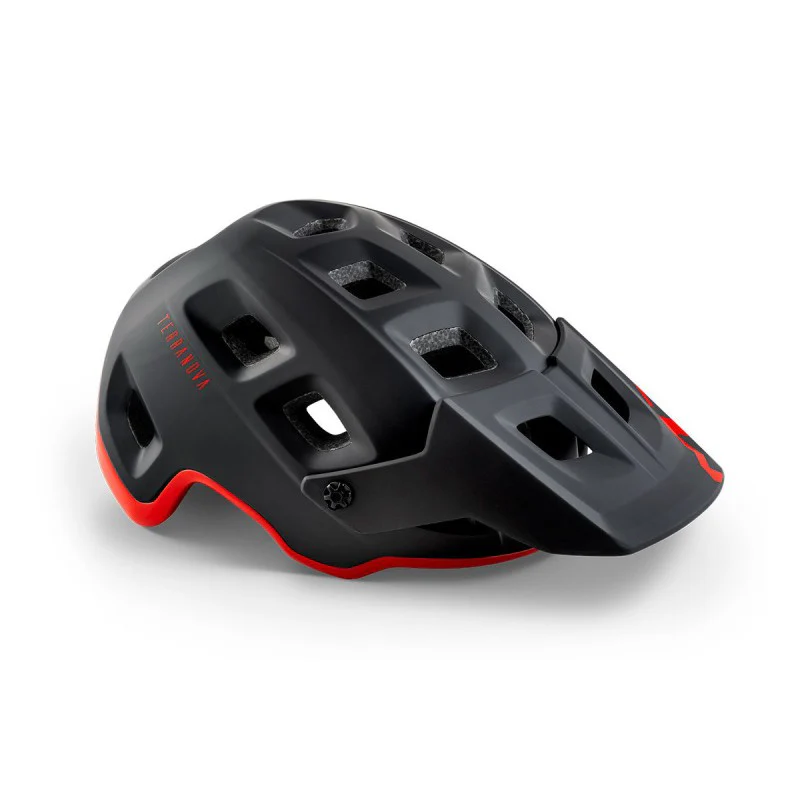 Met Casco Terranova Nero/Rosso