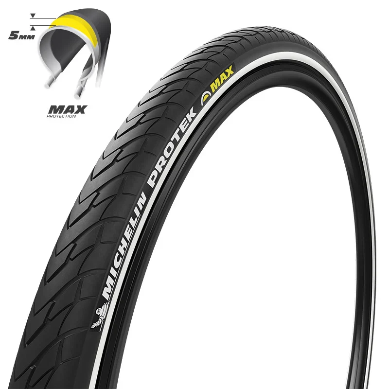 Michelin Copertura 700x32 PROTEK MAX Tube Type Performance Line Nero/Reflex
