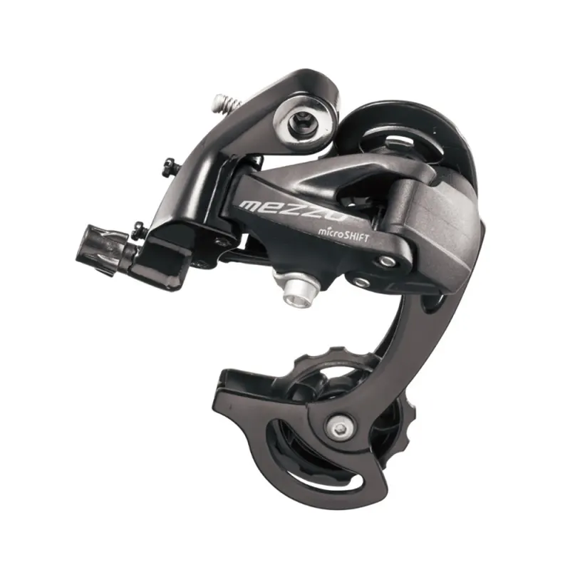 Microshift Cambio MTB 1/2x7/8/9V Gabbia Corta in Acciaio 36 Denti Nero