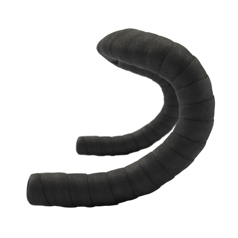Mvteck Nastro Manubrio GRIP PLUS in Cork con Micro-Fessure Nero