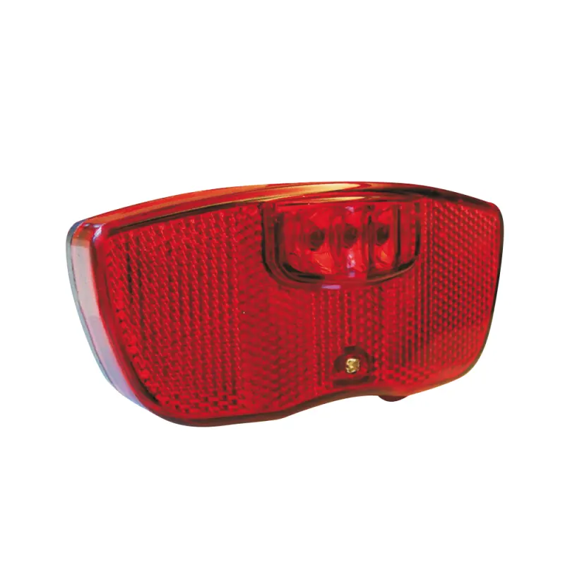 Mvtek Fanale Posteriore a Batteria 105x50x30mm con 3 Led Rossi - Portapacchi
