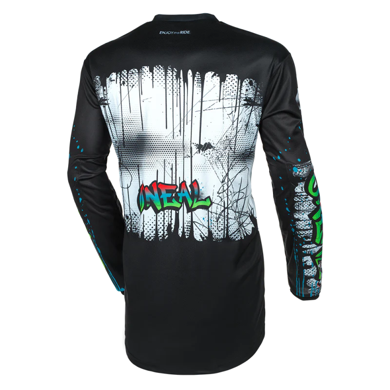 O'Neal Maglia Element Rancid V.24 Nero/Bianco - Image 2