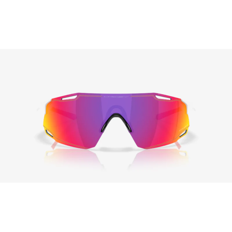 Oakley Occhiali Cybr Dyno Polished White Prizm Road - Image 3