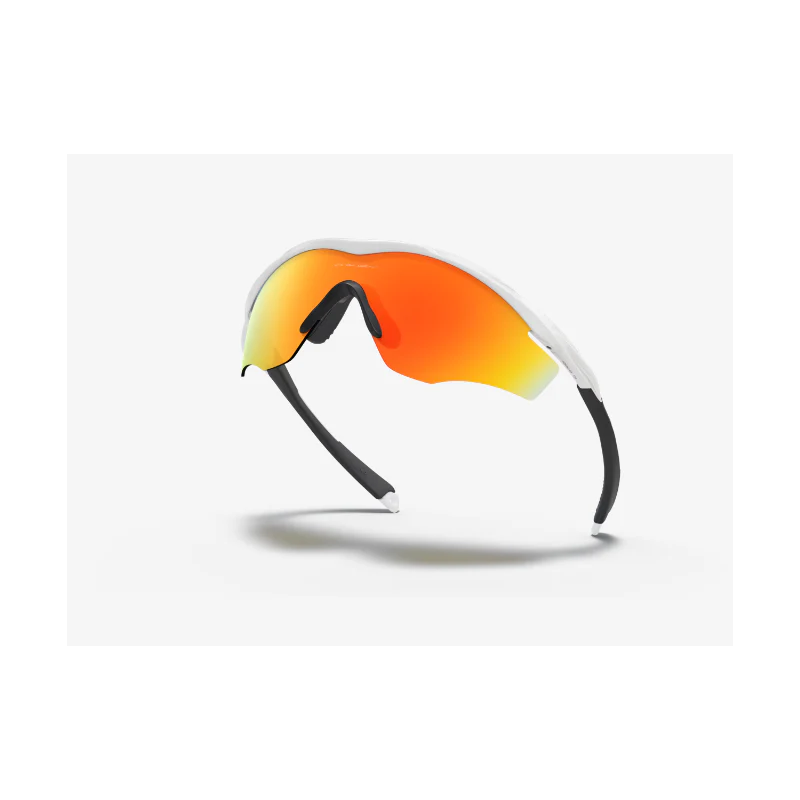 Oakley Occhiali M2 Frame XL Polished White Fire Iridium - Image 4