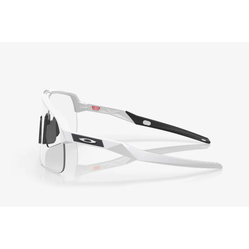 Oakley Occhiali Sutro Lite Matte White Clear Photochromic - Image 3
