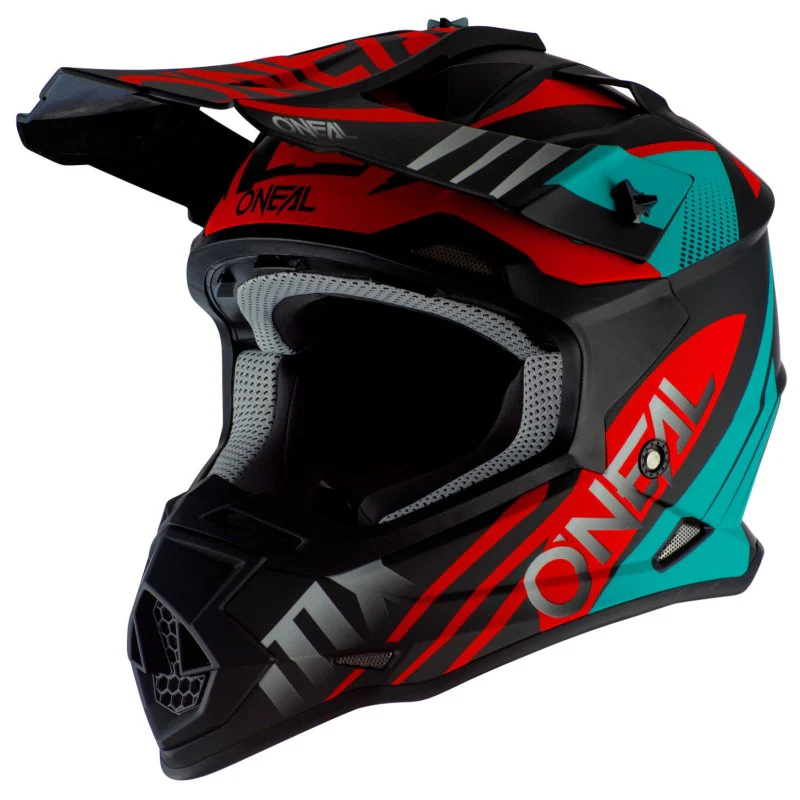 O'Neal Casco SRS Spyde 2.0 Black/Teal/Red - Image 2
