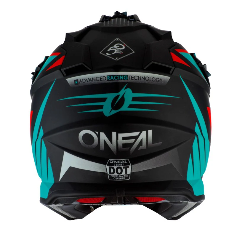 O'Neal Casco SRS Spyde 2.0 Black/Teal/Red - Image 3